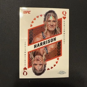 Topps 2025 cromado UFC Kayla Harrison Kings and Queens SSP #KAQ-14 - Imagen 1 de 6