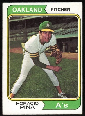 1974 Topps #516 Horacio Pina - $1 SHIPPING (JB4) - Image 1 of 2