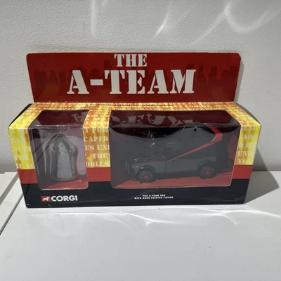 Corgi The A Team GMC Van/ BA Figure Rare 1st Release Opening Doors/ Screen Plate - Image 1 of 4