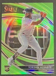 2020 SELECT YORDAN ALVAREZ RC NEON GREEN PRIZM REFRACTOR ROOKIE 44/99 Jersey # - Picture 1 of 2