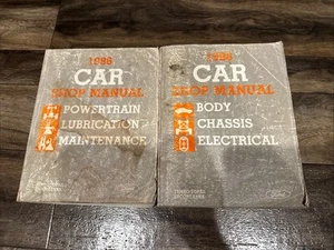 1986 Ford Tempo/Topaz, Escort/Lynx Car Shop Repair Manual - Set of 2 - Foto 1 di 3