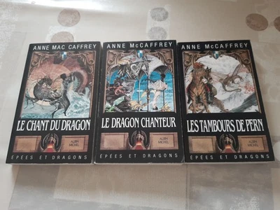 Lot 3 romans - Les dragons de Pern - tomes 1 à 3 - Anne McCAFFREY - Albin Michel - Photo 1/3