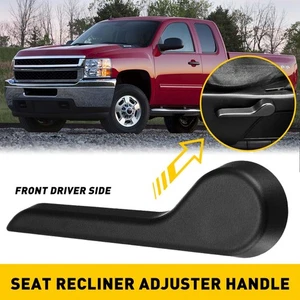Manija de palanca ajustadora de asiento del lado del conductor delantero izquierdo para GMC Sierra Yukon 2007-14 - Imagen 1 de 12