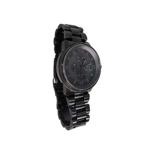 Citizen Mens Black Nighthawk Eco Drive Stainless Steel Chronograph Analog Watch - Picture 1 of 7