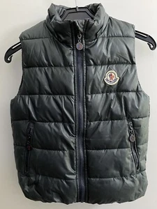 Moncler Weste Daunenweste Kinder Jungen super für den Übergang schwarz Gr 140 - Bild 1 von 10
