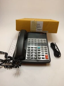 NEC DTL-6DE-1 BK TEL DT300 OFFICE PHONE (BLACK USED) - Picture 1 of 8