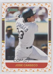 2021 Panini Donruss Retro 1987 On Fire /75 Jose Canseco #259
