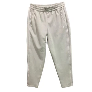 Pantaloni da allenamento donna piccoli Adidas Essentials tre righe grigio chiaro HZ5647 - Foto 1 di 6