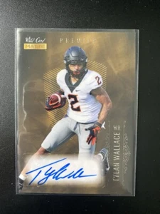 2021 Wild Card Matte Premier Tylan Wallace Auto #MBA - Imagen 1 de 2
