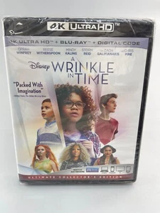 A WRINKLE IN TIME, DISNEY 4K ULTRA HD BLU RAY  NEW - Picture 1 of 2