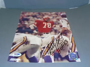 Bobby Bell Signed Kansas City Chiefs 8x10 Photo Autographed PSA/DNA COA 1A - Picture 1 of 5