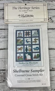 The Heritage Series The Posy Collection Shelburne Sampler Cross Stitch Kit - Picture 1 of 5