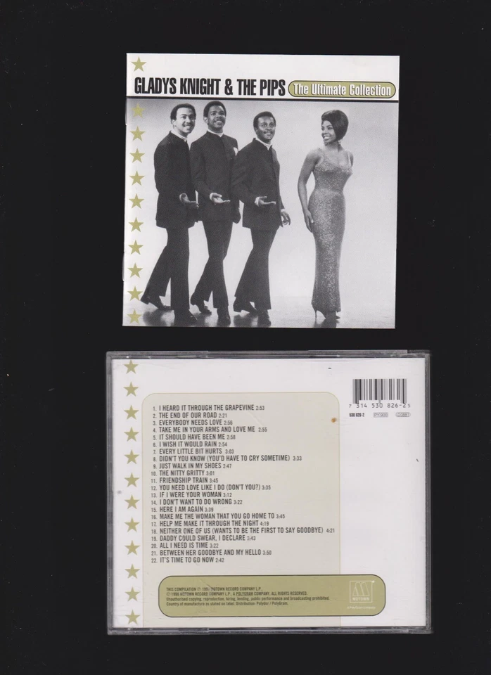 Gladys Knight & The Pips ‎The Ultimate Collection CD ALBUM - NEAR MINT CONDITION - Image 1 of 1