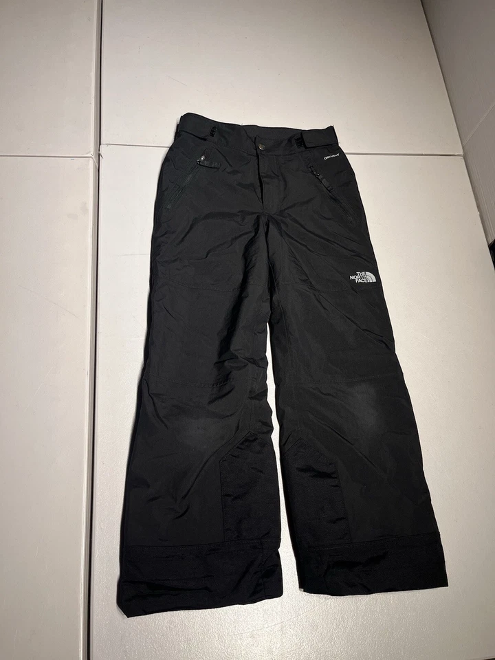 Pantalones The North Face Niños Pequeños 7 8 Negro Dryvent Nieve Esquí Snowboard Nylon Poli Foto 1 de 4