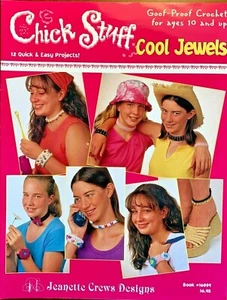 Vintage Crochet Booklet: Chick Stuff - Cool Jewels by Jeanette Crews - Picture 1 of 2