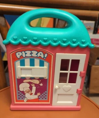Juego Plegable M.I.I Años 90 Pizza Salón Barbie Muñeca Compatible Envío Gratuito  Foto 1 de 4