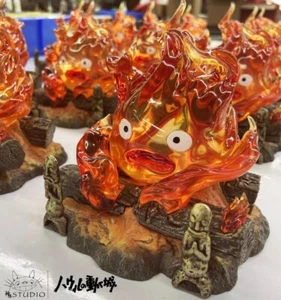 In Stock SY Studio Calcifer Miyazaki Hayao Night Lamp Flame Model Toy Statue - Picture 1 of 3