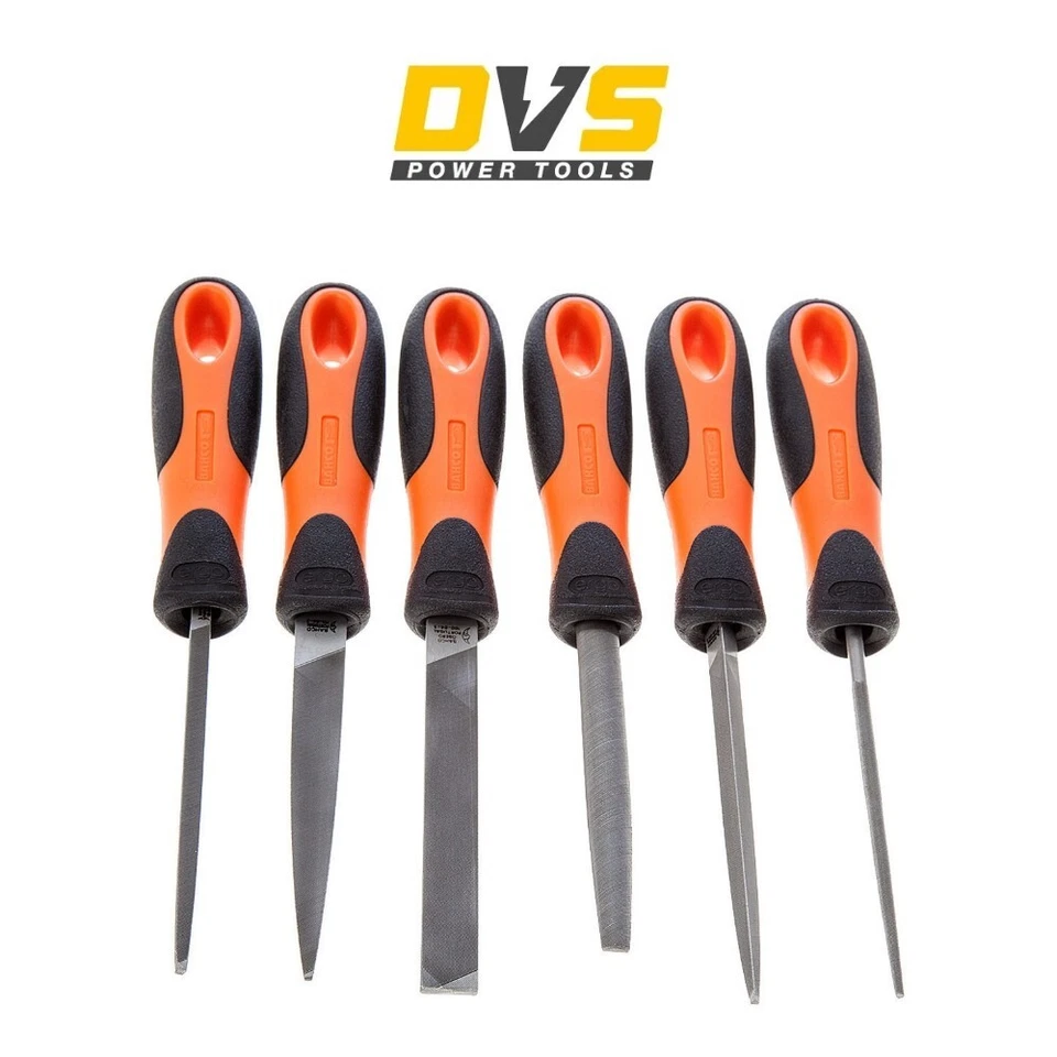 Bahco 1-476-04-3-2 - Engineering File Set Smooth Cut - 6 Pcs - Image 1 of 1