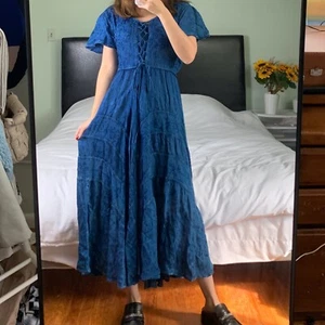 Womens Summer Long Maxi Dress Ladies Casual Holiday free size - Picture 1 of 3