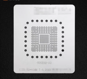 Plantilla de plantilla para pasta ODNX10-A1 0DNX02-A2 ODNXO2-A2 ODNX02-A2 BGA - Imagen 1 de 1