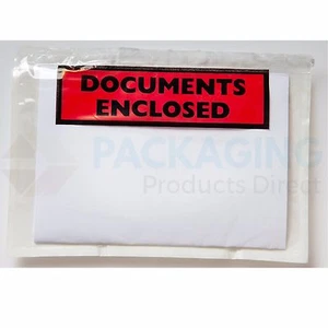 20 x A6 PRINTED Document Enclosed Address Wallets Slips - Picture 1 of 6