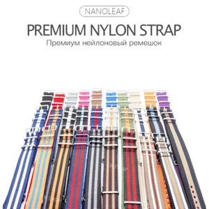 18 MM-24 MM Uhrenarmband Ballistisches Nylon Material Streifenband Silberfarbene Schließe - Bild 1 von 51