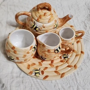 Beehive Honeybee Tea Set 6 Pieces - Picture 1 of 16