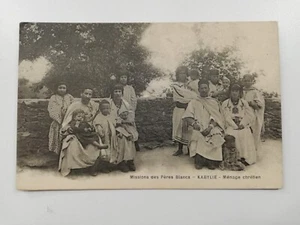 CPA - AFRIQUE - Missions des Pères Blancs - Kabylie - Ménage chrétien. - Imagen 1 de 2