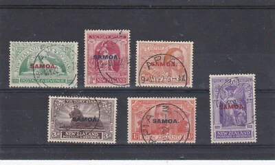 SAMOA 1920 VICTORY SET SG.143-148 FINE USED - Image 1 of 2