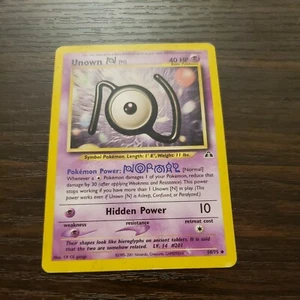 UNOWN [N] 50/75 - Uncommon - Pokemon Card - NM - Picture 1 of 2