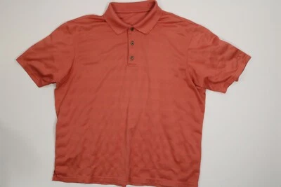 Camisa polo a rayas rosa Grand Slam para hombre XL USADA EN EXCELENTE ESTADO Foto 1 de 4