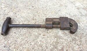 Vintage Ww2 Period Heavy Pipe Cutter Plumber Tool Germany Tool65