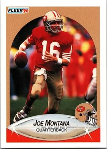 1990 Fleer - Headings TD'S and YDS Switched #10 Joe Montana - Picture 1 of 2