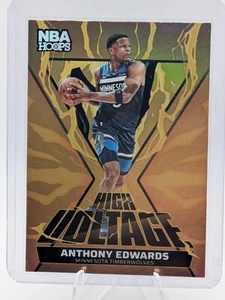 2024-25 NBA Hoops- Anthony Edwards- High Voltage #4 - Picture 1 of 2