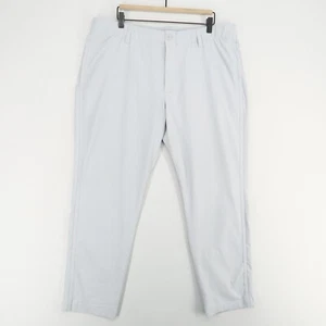 Under Armour Iso Chill Tapered Pants Mens 40X30 Light Gray Stretch Chino Golf - Picture 1 of 13