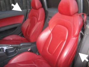 AUDI TT S LINE 2010 SOFT MAGMA RED LEATHER SEATS GENUINE MK2 8J 76K MILES R8 - Picture 1 of 22