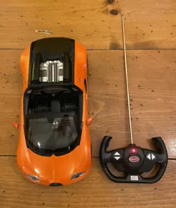 1/14 Rastar Bugatti Veyron Grand Sport Vitesse RC Auto Arancione - Foto 1 di 13