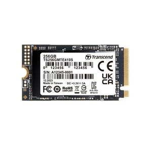 Transcend 256GB 410S NVMePCIe 4.0 M.2 2242Gen4 x4 InternalSSD ModelTS256GMTE410S - Picture 1 of 1