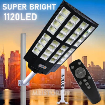 Luz de Pared Solar Camino Sensor de Movimiento 8000W Bombillas LED Lámpara Exterior Impermeable Foto 1 de 4