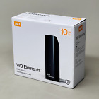 WD Elements 10TB USB 3.0 Desktop External Hard Drive Black WDBWLG0100HBK-NESN (N