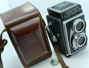 Cámara vintage ROLLOP con lente Ennagon F3,5 75 mm con estuche original - Imagen 1 de 9