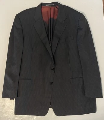 Vintage Hickey Freeman Loro Piana Wool Blazer Jacket Mens 48R Italy Super 130s - Image 1 of 4
