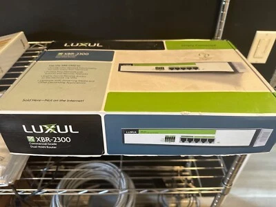 LUXUL Epic 4 Gigabit Router Rear Ports - Black - Image 1 of 2