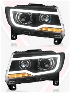 JEEP Compass 12-17 Modified LED Lens Headlight Assembly Turn Signal 1 - Picture 1 of 8