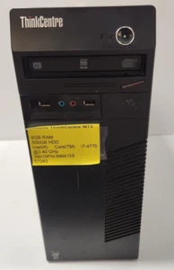 Lenovo Thinkcentre M73 Desktop 3,4 GHz Intel Core i7-4770 8 GB RAM 500 GB HDD - Bild 1 von 14