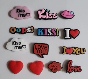 10 pcs Love THEME charms for crocs shoes - Picture 1 of 1