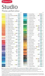 Derwent Studio Pencils - All Single Colours - Picture 1 of 73