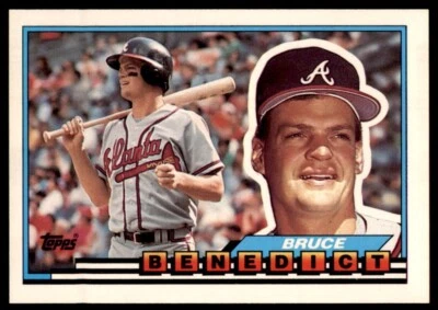 1989 Topps Bruce Benedict Atlanta Braves #83 2086 - Image 1 of 2