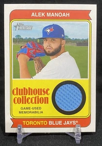 2023 Topps Heritage Clubhouse Collection Alek Manoah #CCR-AMH - Picture 1 of 2