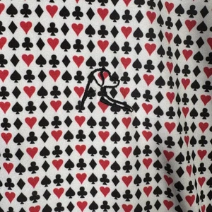 Rhoback Polo Shirt Mens 3XL White Playing Card Suits Golf Performance Poker - Picture 1 of 10